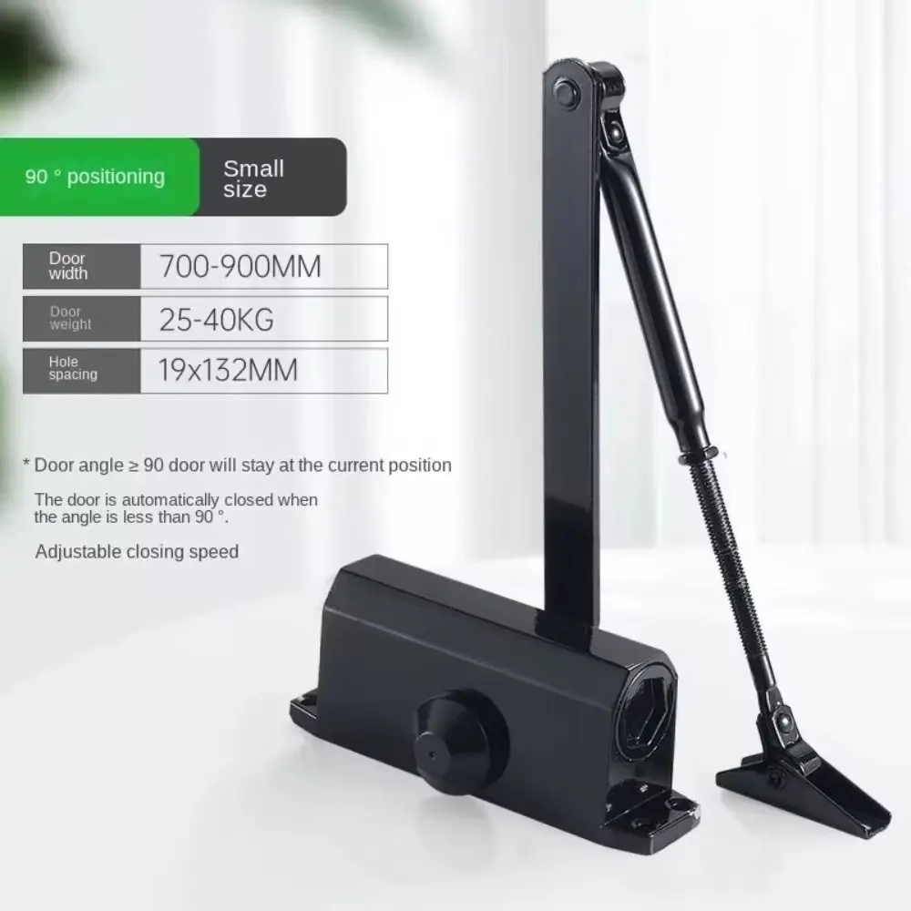 Automatic Door Closer Adjustable Speed Protective Hardware 25KG To 85KG Soft Closing Holder