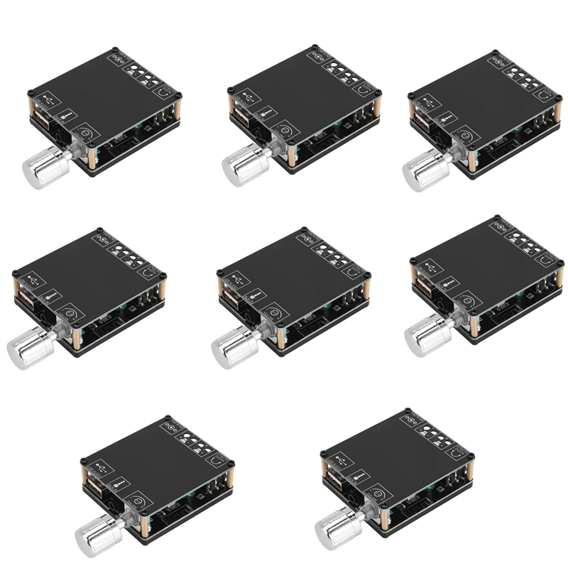 

ABGZ-8X MINI Bluetooth 5,0 беспроводной аудио цифровой усилитель мощности, стереоплата 50Wx2, Bluetooth усилитель 3,5 мм USB