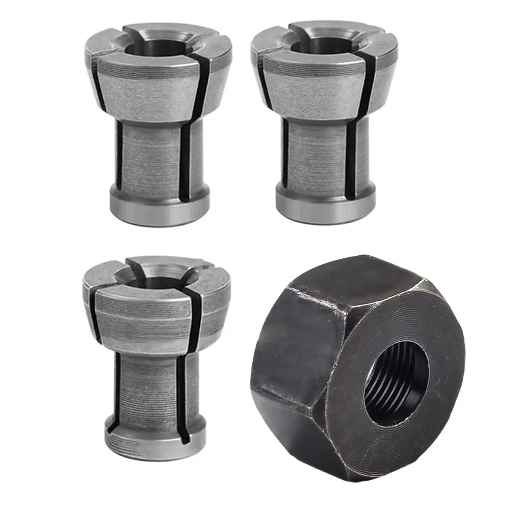 

M17 6/6.35/8mm Engraving Machine Chuck Nut Electric Router Milling Cutter Collet Chuck Adapter With Nut Power Tools