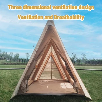 Triangle Inflatable Camping Tent Easy Setup 4 Season 2 Persons Waterproof Windproof Outdoor Tent portable house hiking fishing 2