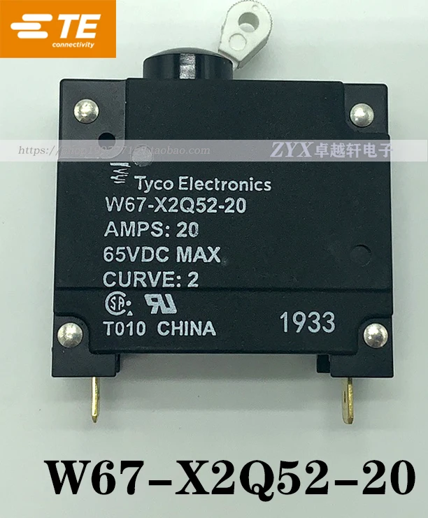 w67-x2q52-20-8-1393252-4-tyco-автоматический-выключатель-Тандемная-поездка-20a-подлинный