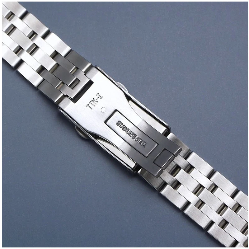 For Tissot Watch Strap Steel Belt Male WatchBands 1853 Original T17 T461 T014 PRC200 Stainless Steel Watch Band 19mm 20mm