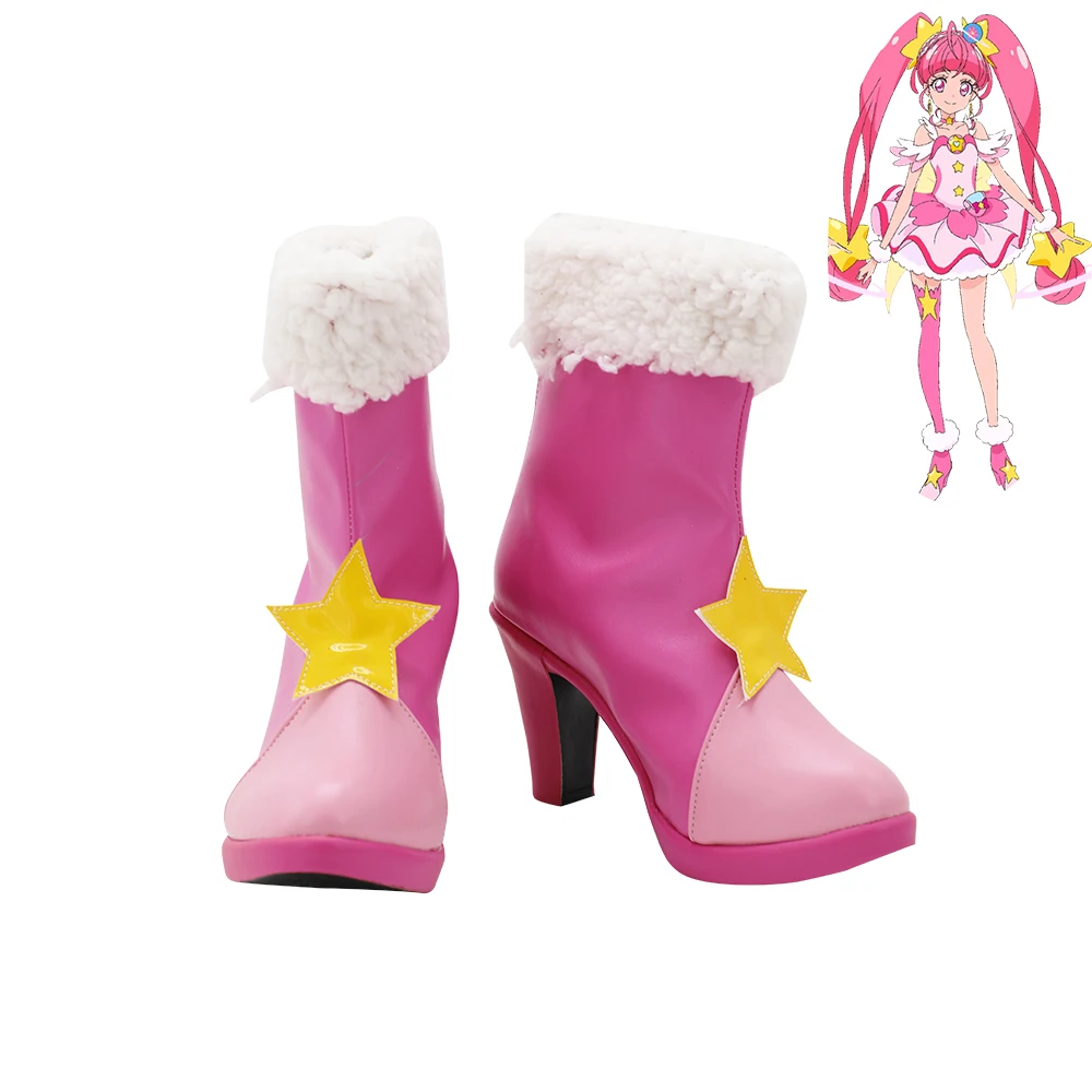 

Hoshina Hikaru Shoes Heartcatch Pretty Cure! Cosplay Women Boots