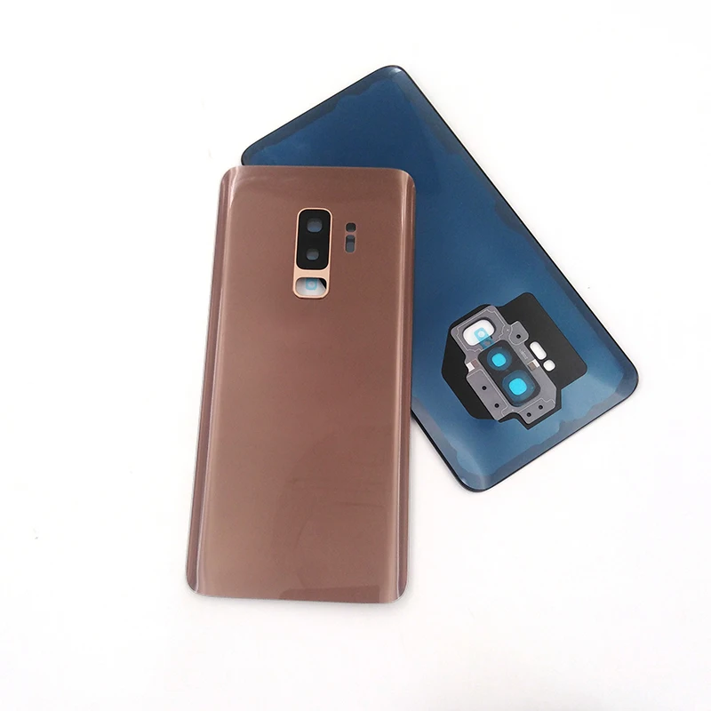 Enhanced Glass Rear Housing Case with Camera Lens Frame - Back Battery Cover Replacement