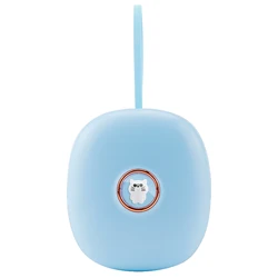 Silent Vibration Alarm Clock - Creative Cute Pet Design with LED Display (Blue)