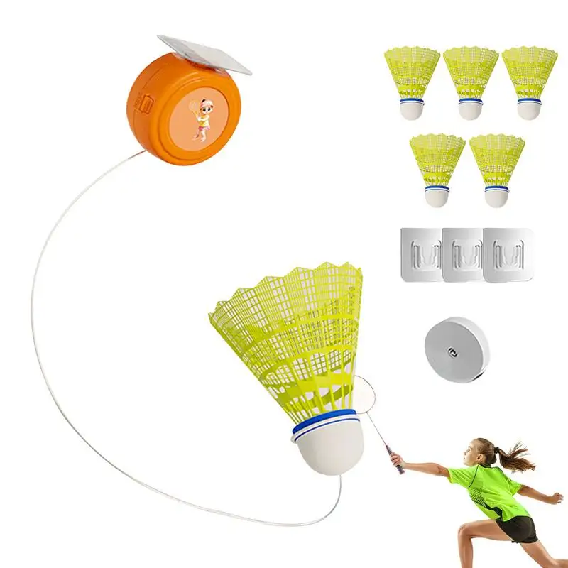 

Adjustable Badminton Device Single-Player Badminton Training Device Badminton Equipment For Balcony Parks Badminton Courts