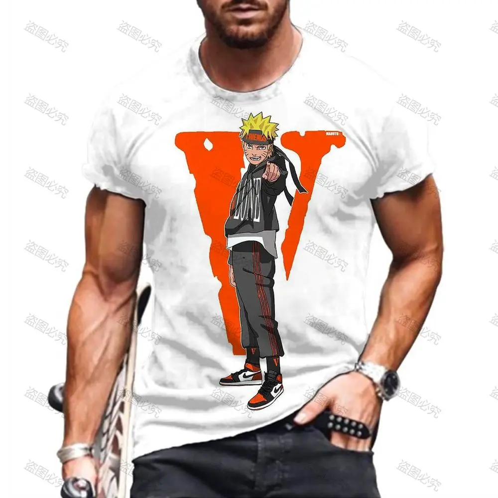 

Naruto Men Clothing Men's T-shirt T-shirts Hip Hop Gift New Short Sleeve Y2k Clothes Children's Essentials Trend Harajuku Style