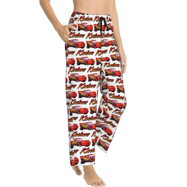 Womens Pajamas Bacon Pajama Pants Custom Printed Women Lightning