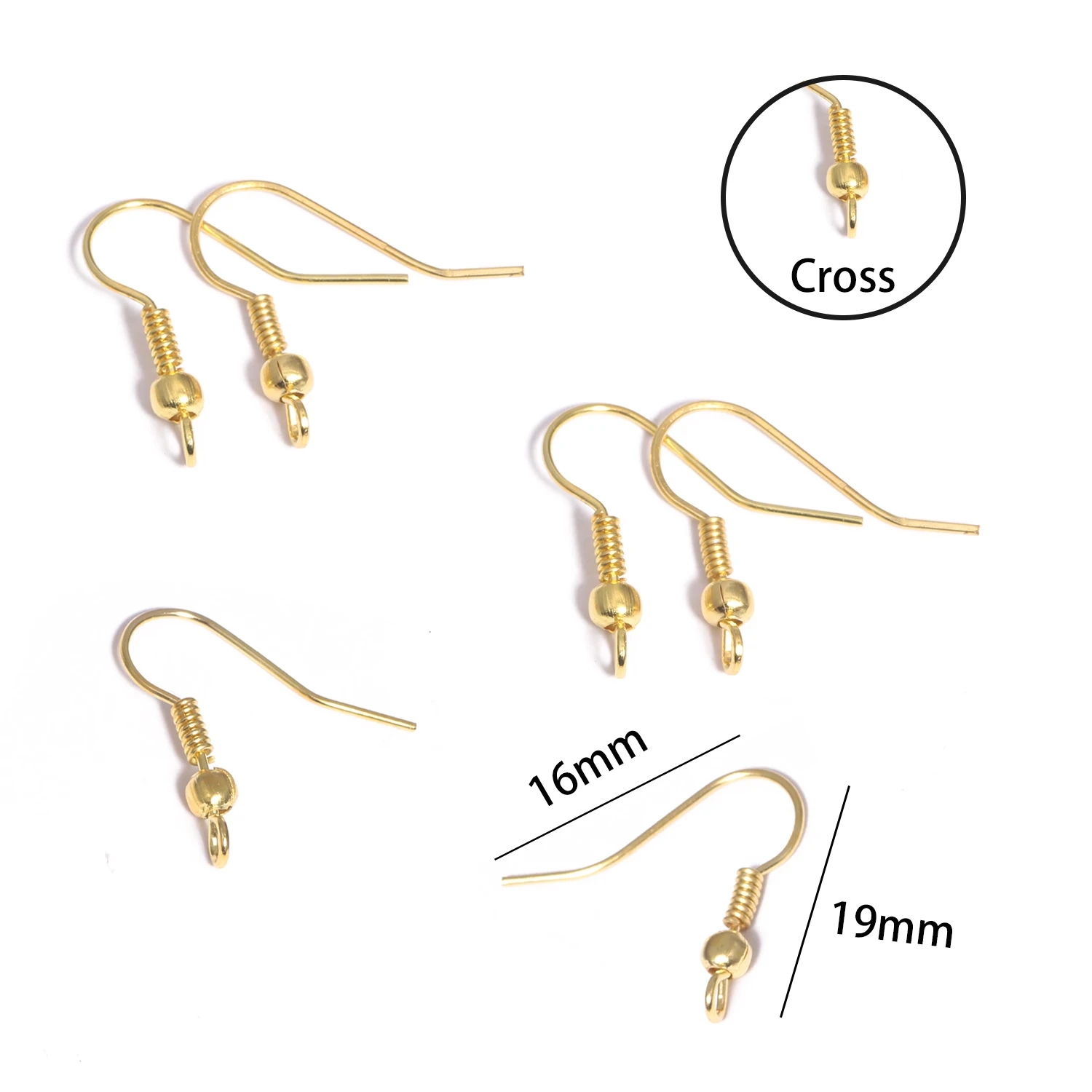 50pcs High Quality 316L Rose Gold Stainless Steel Earring Clasps Hooks  Earwire For Diy Jewelry Making Accessories Supplies - AliExpress