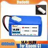 100% Brand New 4S1P 14.4V 4000mAh Li-ion Battery Pack,For XIAOMI MIJIA Mi Robot Vacuum-Mop Essential G1 MJSTG1 R30 R35 1