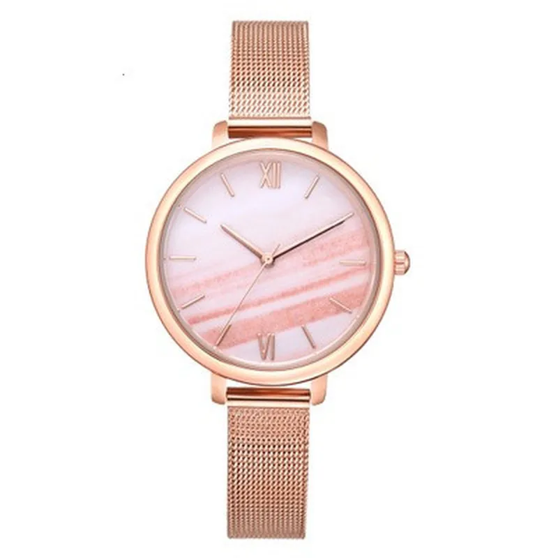 Luxury  Watch Women Rose Gold Water Drill Bracelet Watch Jewelry Ladies Female Hour Casual Quartz Wrist Watches Kawaii Showy 