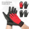 1 Pair Work Gloves Anti-Electricity Protective High Voltage Electrical Insulating Glove Soft Mittens Riding Black 1