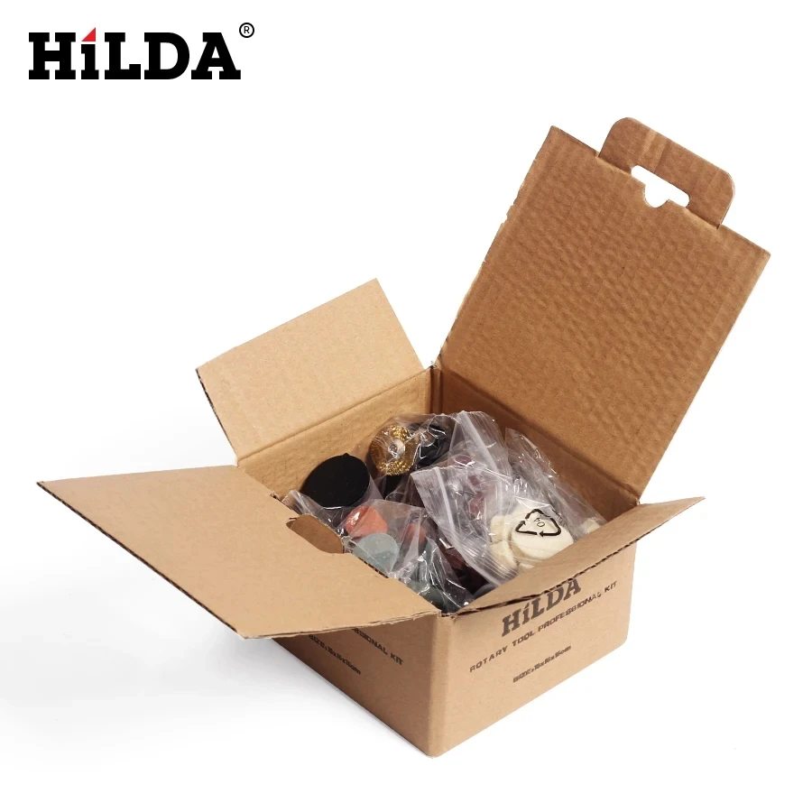 HILDA Drehwerkzeug-Zubehör für einfaches Schneiden, Schleifen, Schnitzen und Polieren, Werkzeugkombination für Hilda Dremel – Detail 11