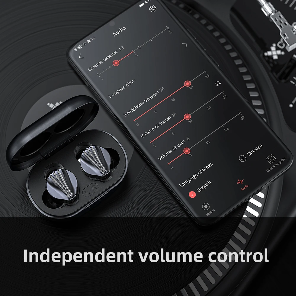 FiiO-FW5 TWS 블루투스 5.2 이어폰, 트루 와이어리스 이어 버드 10mm 다이나믹 드라이버 이어폰 LHDC, aptX 적응형