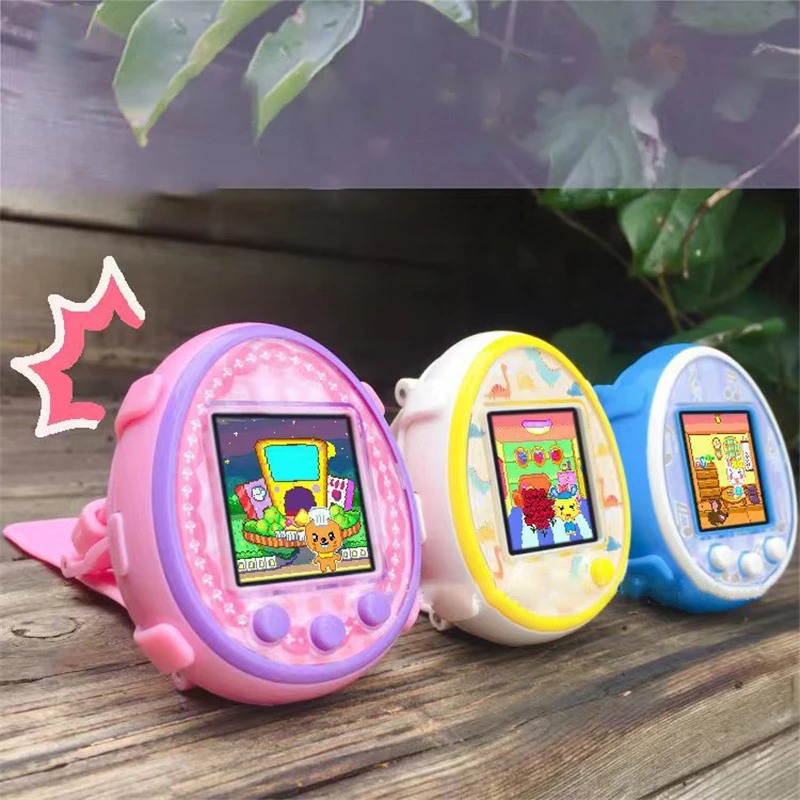 

Tamagotchi электронные питомцы игрушки часы для детей цветной экран Usb зарядка интерактивный виртуальный питомец детская игрушка игровая консоль подарок