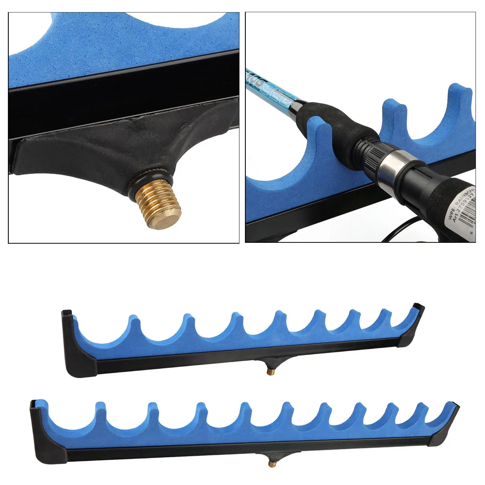 Fishing Rod Holder Screw-in Fishing Tripod Universal 9.3mm Screws Pole Rest Head Replacement Carp Tackles Accessories