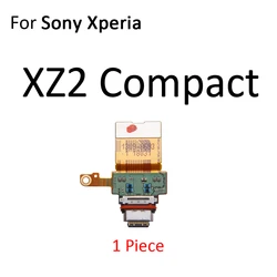 USB Charging Port Dock Plug Charger Board Flex Cable for Sony Xperia Smartphones (XZ2 Compact)