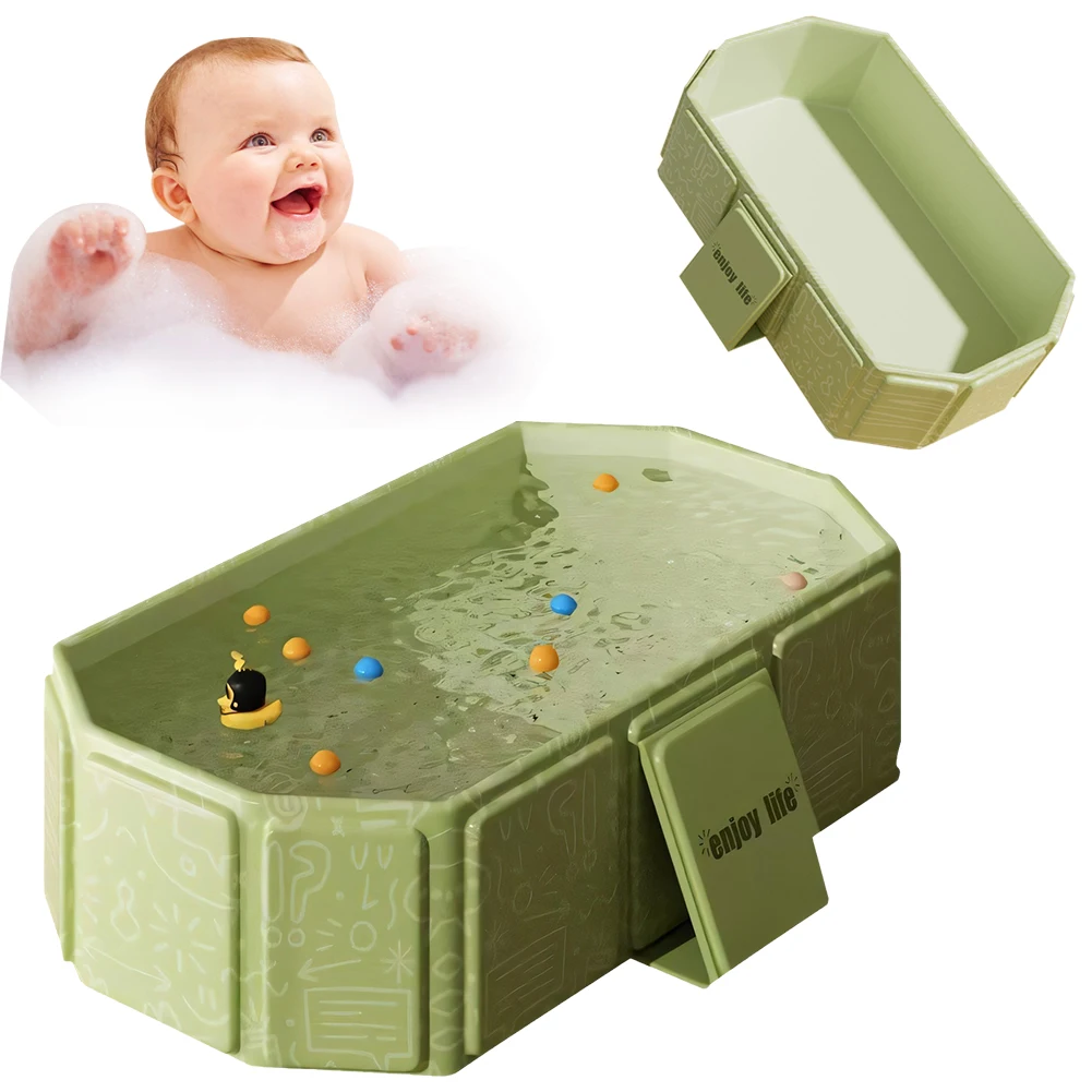 Collapsible Baby Bathtub for Infants and Toddlers