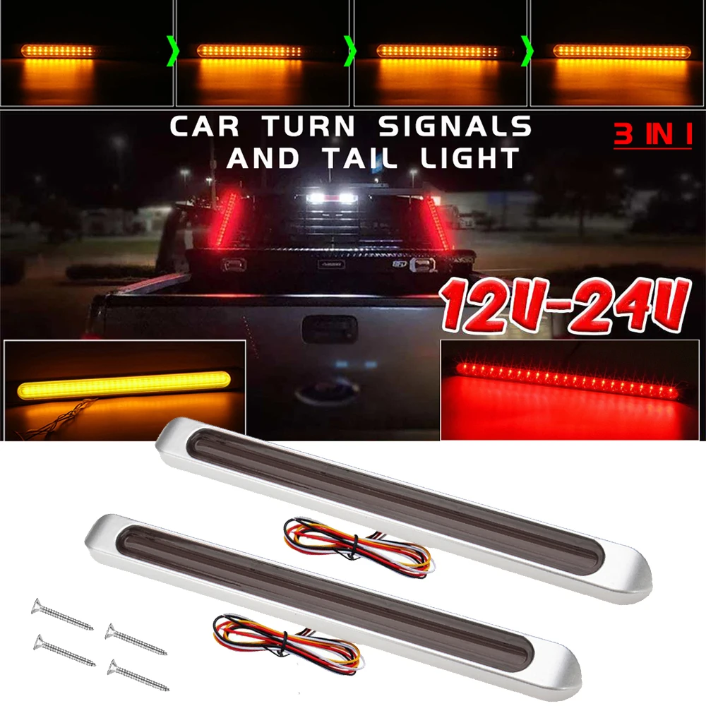 12V/24V 72 LED samochód płynąca woda włączony kierunkowskaz samochód ...