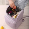 17L Fashion Backpack insulation meal bag Large Capacity Insulated Backpack - Perfect for Camping & Picnics, Durable Polyester 4