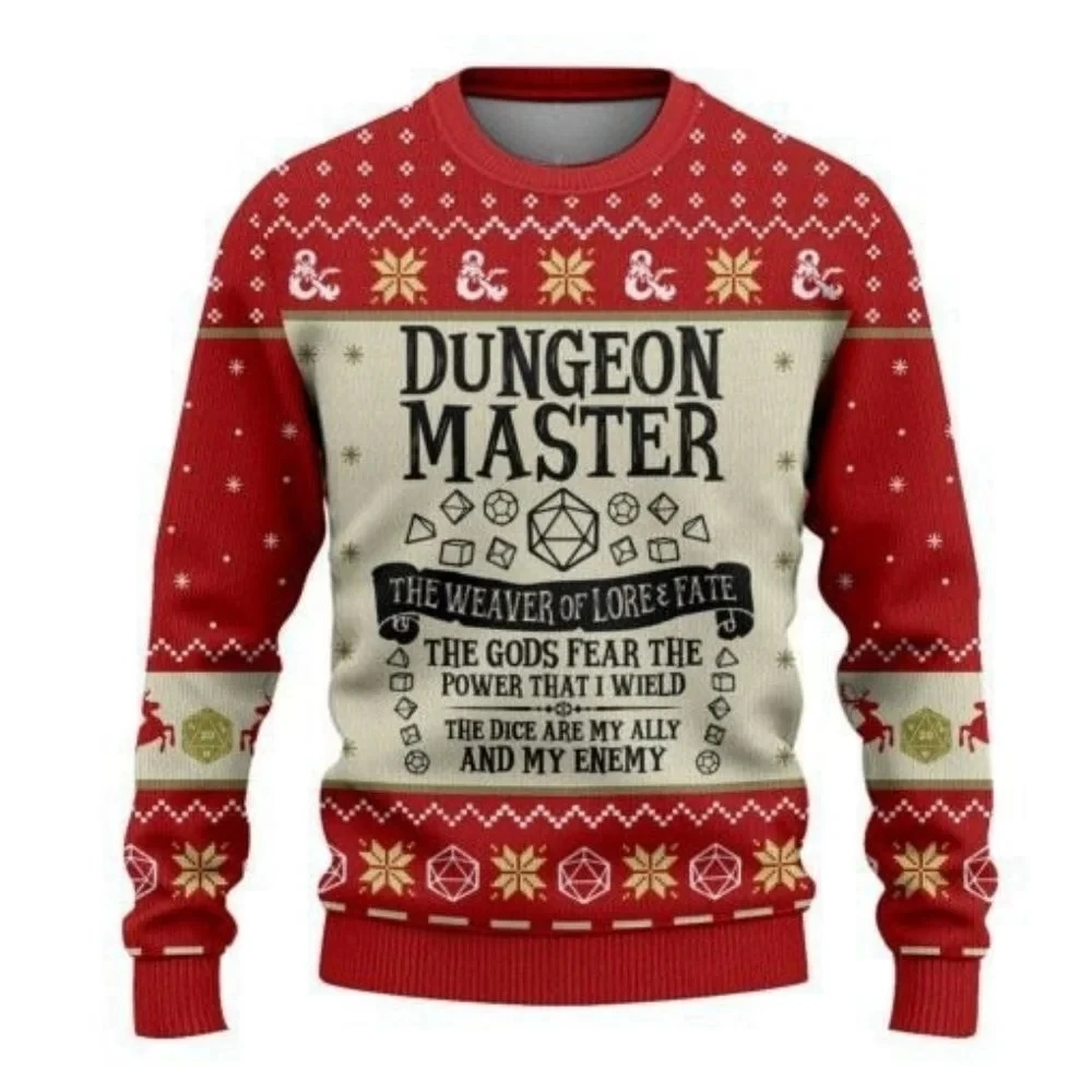 Christmas 2024 Men's Pullover New Year Xmas Y2k Sweatshirt 3d Print Clothes For Men Clothing Long Sleeve Tops Oversized Hoodies