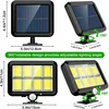 3/2/1Pcs Solar Sensor Split Wall Lamp 3 Mode Waterproof Motion Garden Street Lights Solar Lamp Garden Light 160/120/100COB 6