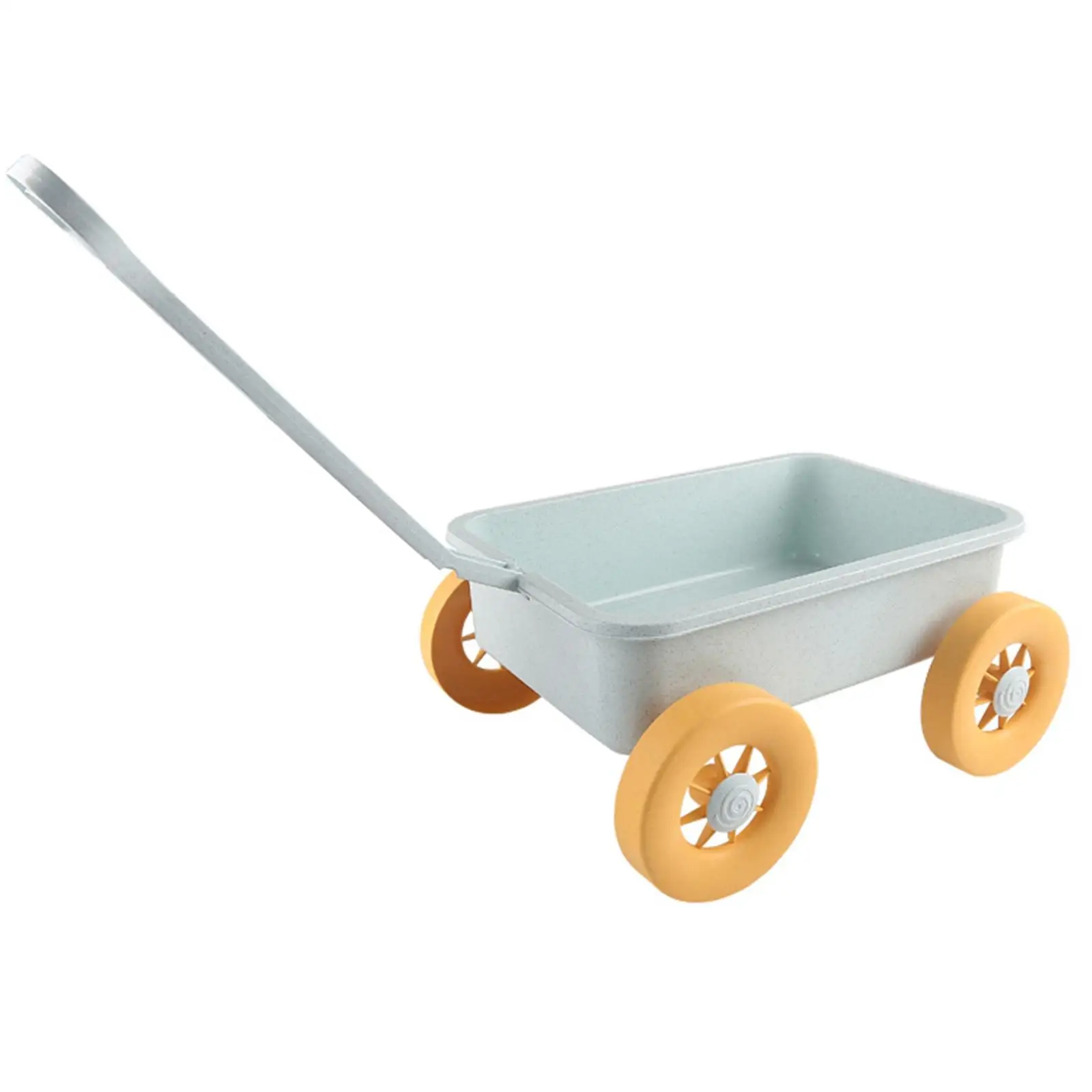 Wheelbarrow Vehicle Beach Toys,Outdoor Kid Pull Toy Garden Wagon Tools Toy for Kids Outdoor Toy Vehicle 4
