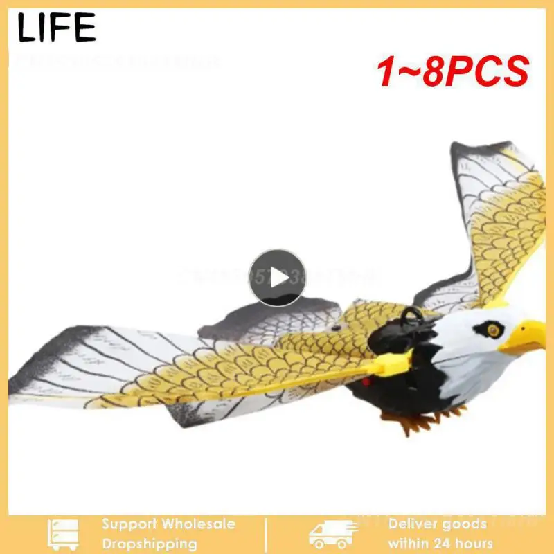 

1~8PCS Bird Repellent Hanging Eagle Flying Owl Repellent Scarer Decoy Protection Repellent Pest Control Scarecrow Garden Decor