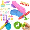 Modeling Clay Accessories Creative 3D Plasticine Mold DIY Play Dough Noodle Tool Kit Plastic Set Knife Mold Kids Educational Toy 1