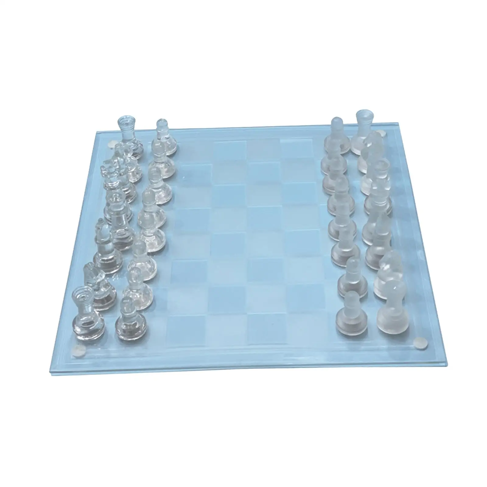 

Classic Strategy Game Portable Early Education Frosted Chess Set Chess Set for Adult for Game Leisure Camping Trips Interaction