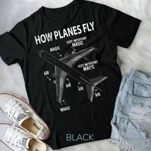 

Funny Aviation Airplane Gift Pilot T-Shirt Unisex T-shirt