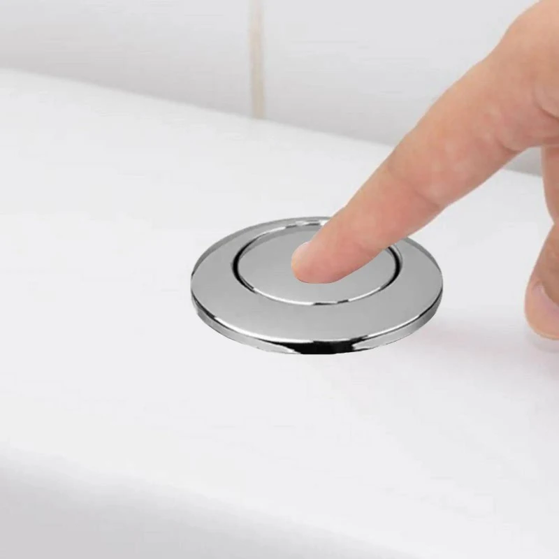 1pc Tool Toilet Tank Button Corrosion-resistant Flush Toilet Push Single Rust-proof Household Products Accessories