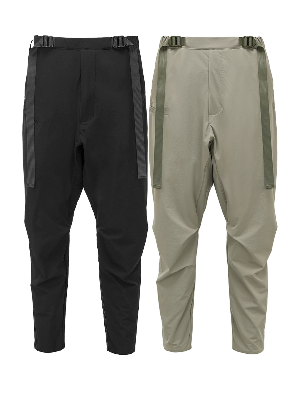 NJWN P5DS Outdoor Workwear Waterproof Loose Trousers Zipper Samurai Cuffed Long Pants Youthful Vitali Sle Casual Pants