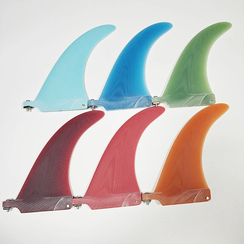 6.5inch Fiberglass surfboard center fin longboard single fin for surfboard