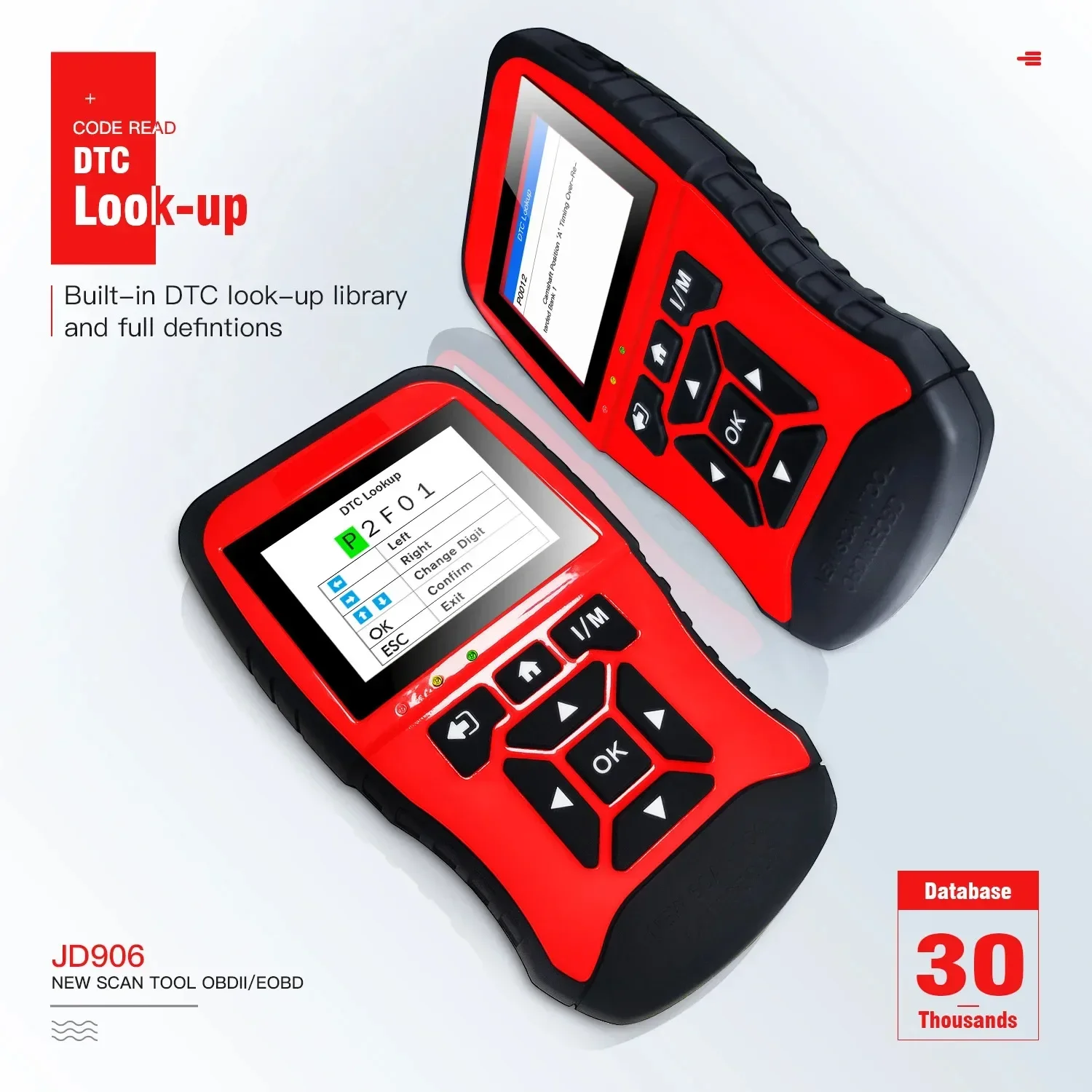 Topdiag JD906 OBD2 Scanner diagnostico Controllo lettore di codici luminosi del motore Dati dal vivo I/M Leggianza Tester batteria Strumento diagnostico per auto - Image 5
