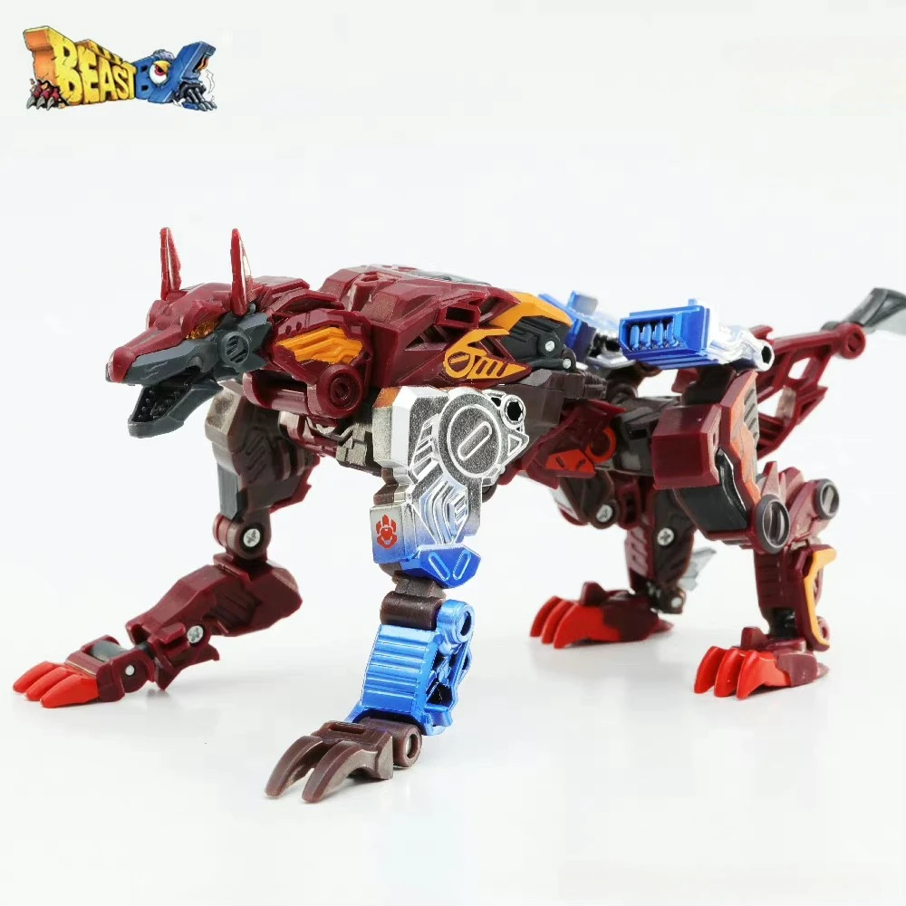 

52TOYS BeastBox BB-31H Chromeribs Wolf Robot Transformation Alloy Toys Collectable Action Figure Converting Cube Box Boy Gifts