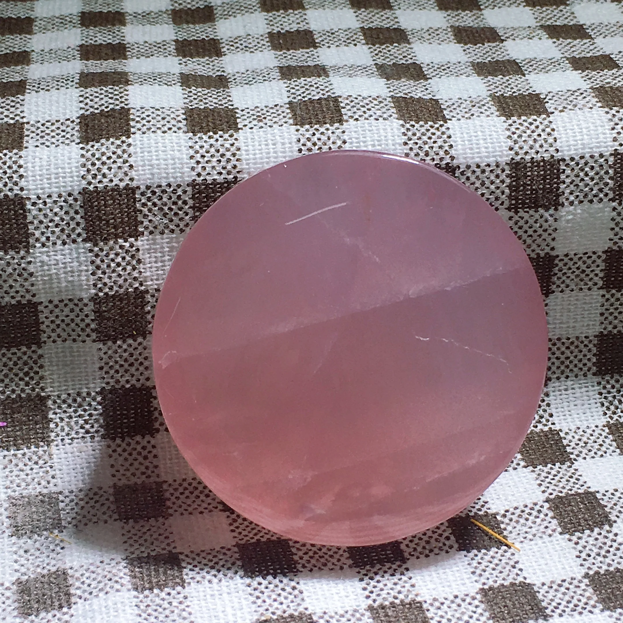 Rose Quartz Disk 2560