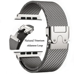 Premium Titan Milanese Uhrenarmband - Elegantes & Langlebiges Armband
