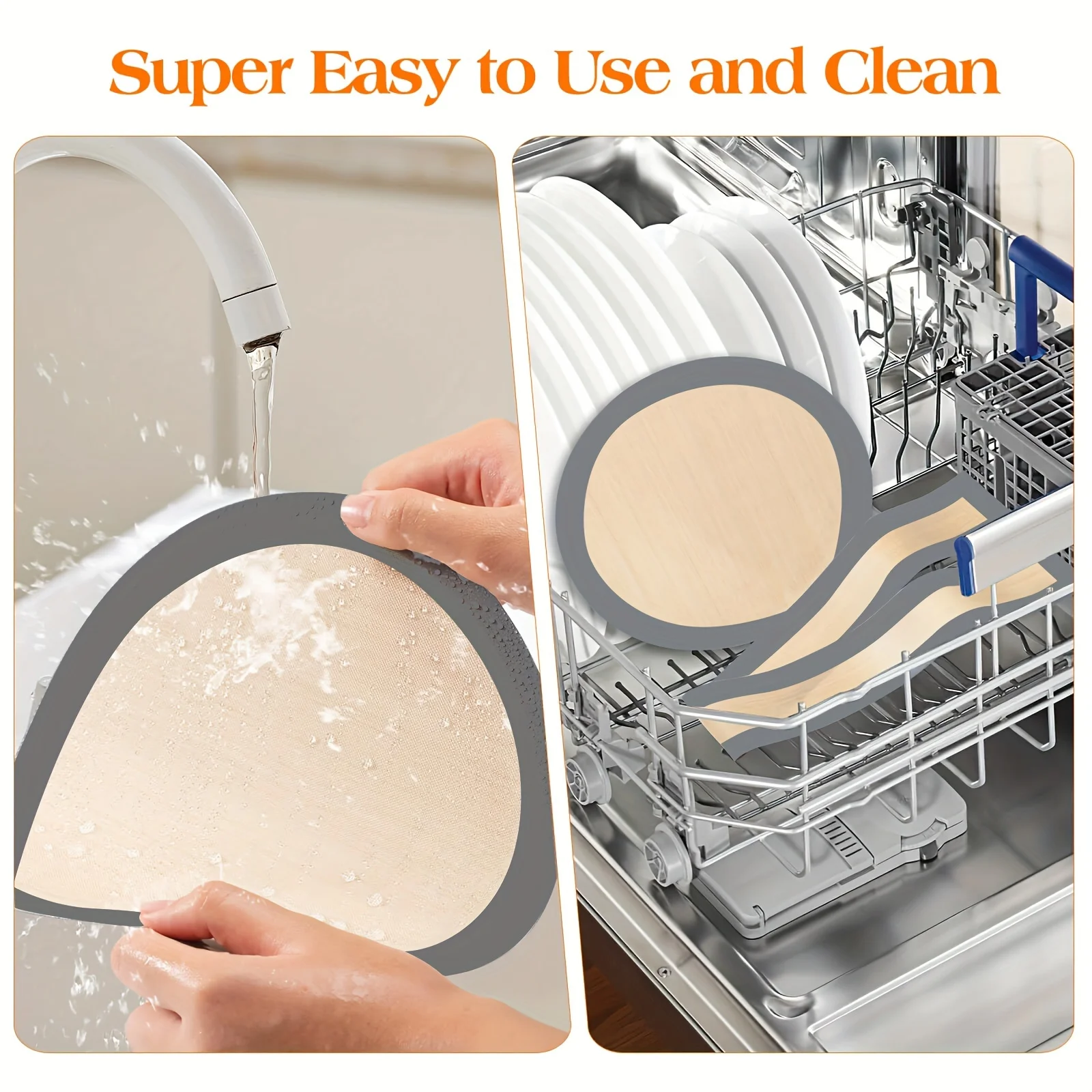 وسادة خبز من السيليكون مناسبة للجزء السفلي المسطح...