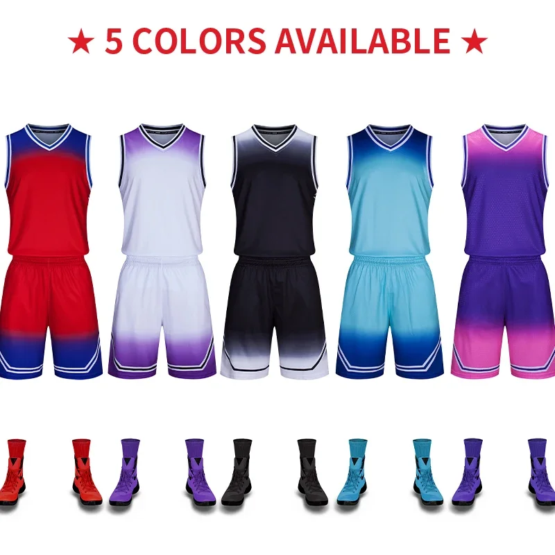 Basketball Jersey Sports Uniform man women Adults Kids Basketball Shirt Make Your Own Clothes WD-5803
