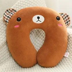 Cozy U - Shaped Neck Pillow for Outdoor Travel - Fatigue - Relief Design (Bear)