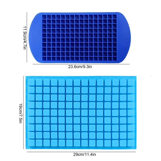 Ice Cube Tray 160 Grid Silicone Mini Crushed Small Square Mold Ice