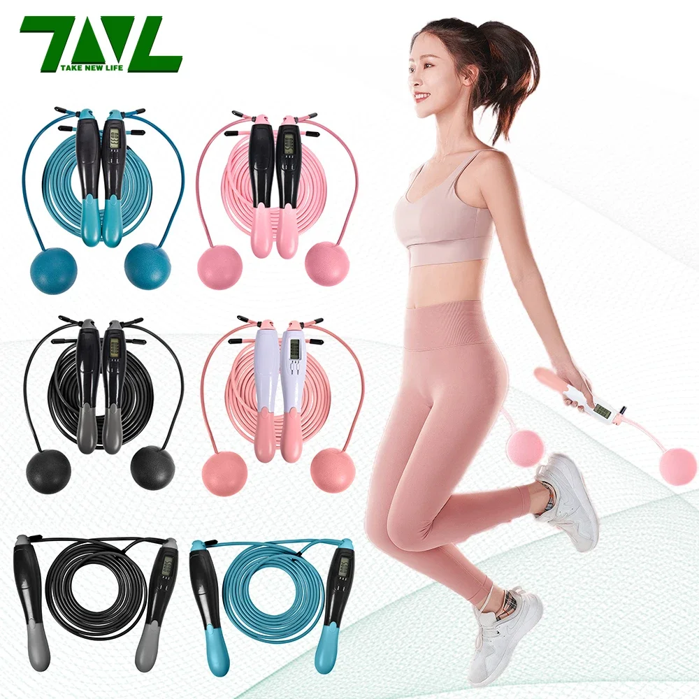 

Jump Rope Wireless or Steel Wire Skipping Rope ABS Handle Exercise Jumping Rope Fitness Workout Training Home Sport Equipment