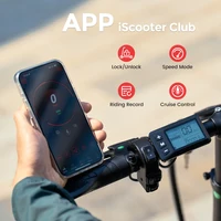 Trottinette électrique iScooter F7 1000W à propulsion arrière, pneus tout-terrain de 16 pouces, vitesse maximale de 45 km/h, batterie 48V10.4Ah, autonomie de 64-72 km, trottinettes pour adultes avec application, panier pliable pour les trajets quotidiens 5