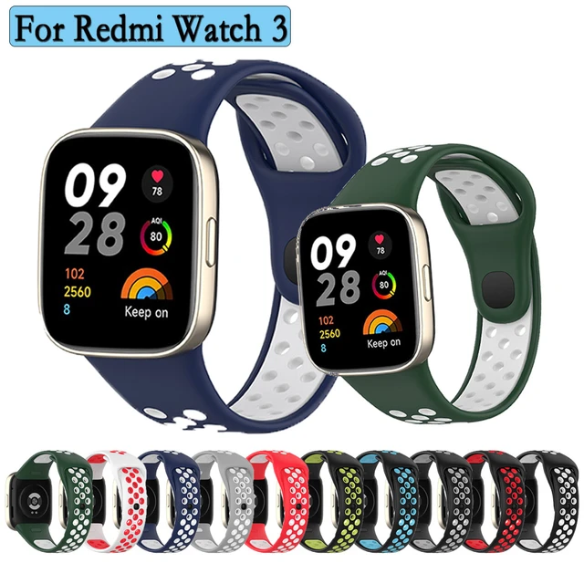 Replacement Watch Strap For Redmi Watch 3 Silicone Watchbands For Xiaomi Redmi  Watch 3 Correa SmartWatch Accessories Bracelet - AliExpress