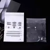 100Pcs Clothing English Warning Words Plastic Bags Transparent Self-adhesive Reclosable Clear Gift Clothes Jewelry Packaging Bag 4