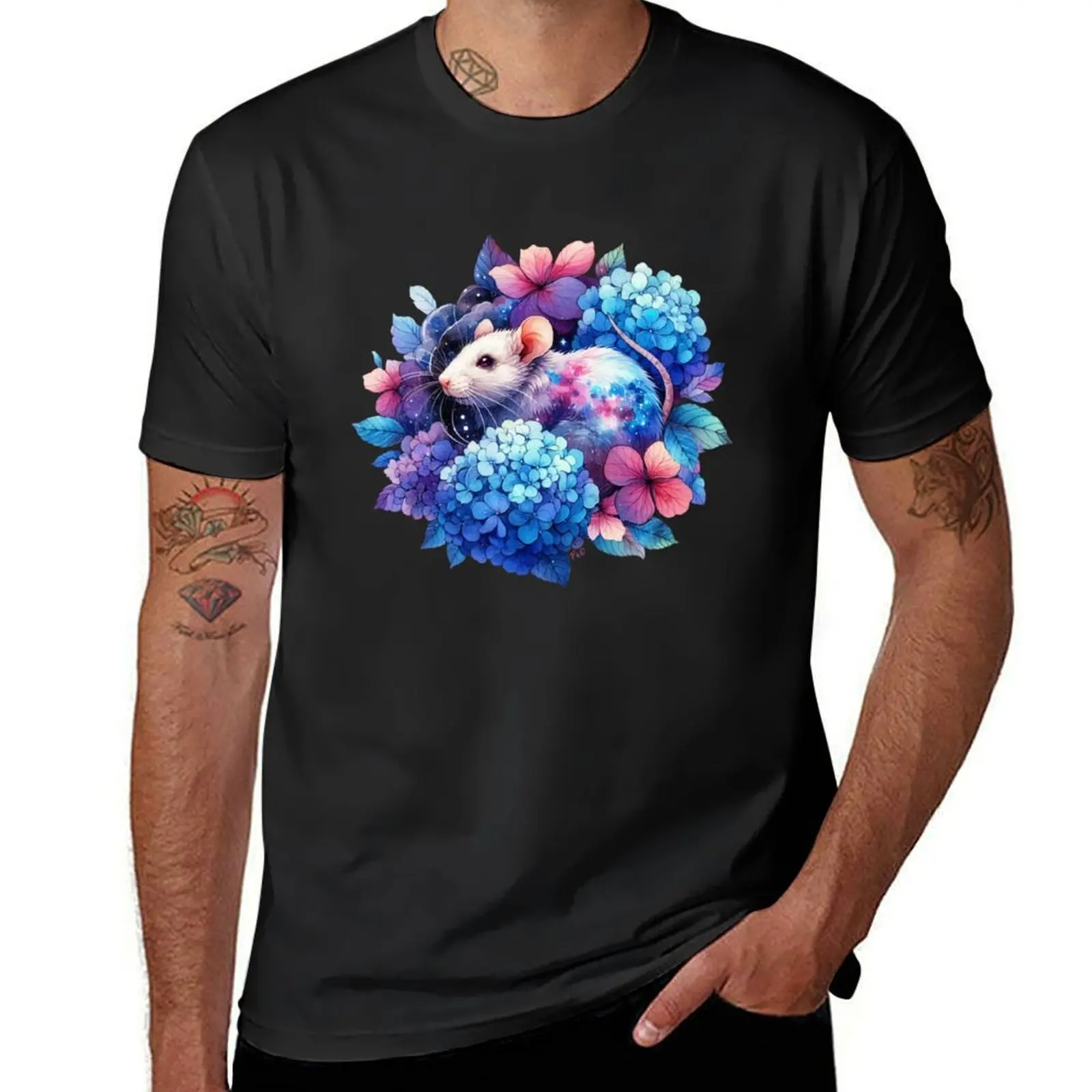 

Hydrangeas T-Shirt hippie clothes for a boy Blouse mens t shirt