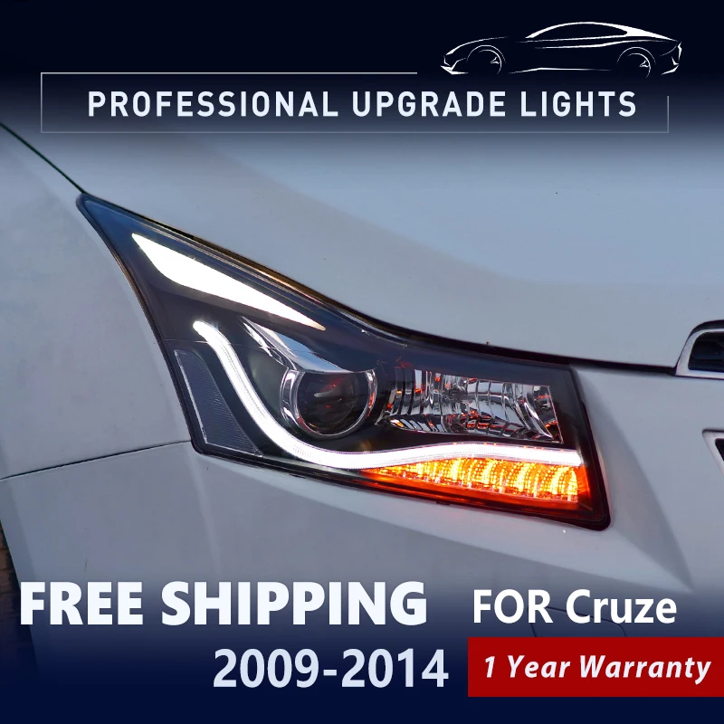 

Фонарь головного света для Chevrolet Cruze 2009-2014, фары головного света Be-xenon, объектив проектора, передняя лампа, Стайлинг автомобиля t