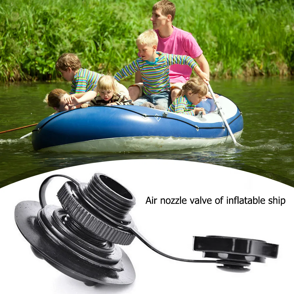 Inflatable Fishing Kayak 23.9mm Inflatable Boat Air Valve, Plastic Air Valve Hats Air Mattress Replacement Cap