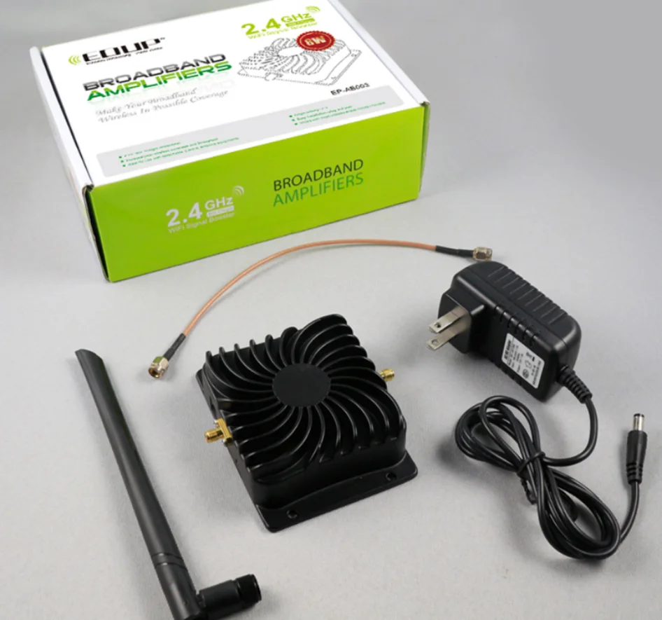 Edup-amplificador de Sinal Wifi 2.4ghz ou 5.8ghz Amplificador de Potência sem Fio 802.11n Extensor de Longo Alcance - Imagem 4